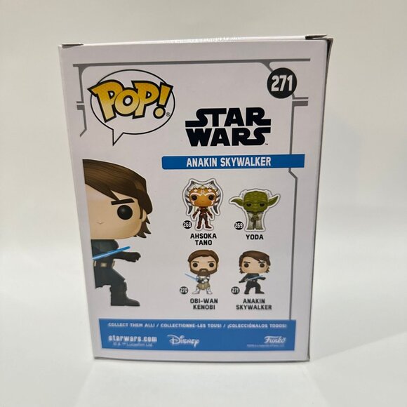Funko POP! Star Wars The Clone Wars Anakin Skywalker Figure #271! - Picture 4 of 9